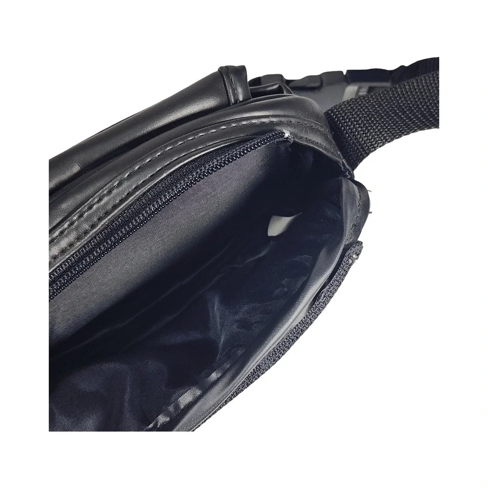 Sunpak Black Camera Waist Bag Utility Fanny Pack Adjustable Strap Gold Logo